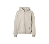 Strickpullover URBAN CLASSICS "Urban Classics Fluffy Zip Cardigan", Herren, Gr. S, beige (cloud), 70% Baumwolle, 30% Polyester, unifarben, normal, ohne Ausschnitt, Jacken Strickpullover (91829639-S) c