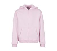 Strickpullover URBAN CLASSICS "Urban Classics Fluffy Zip Cardigan", Herren, Gr. XL, rosa (softpink), 70% Baumwolle, 30% Polyester, unifarben, normal, ohne Ausschnitt, Jacken Strickpullover (66915130-X