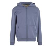 Strickpullover URBAN CLASSICS "Urban Classics Herren Cozy Zip Hoody", Herren, Gr. L, blau (cloudsky), 95% Baumwolle, 5% Elasthan, unifarben, loose fit, ohne Ausschnitt, Pullover Strickpullover (644456