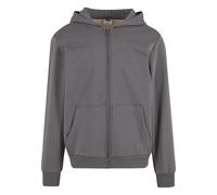 Strickpullover URBAN CLASSICS "Urban Classics Herren Cozy Zip Hoody", Herren, Gr. S, grau (cloudgrau), 95% Baumwolle, 5% Elasthan, unifarben, loose fit, ohne Ausschnitt, Pullover Strickpullover (63456