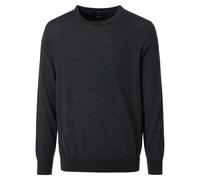 Strickpullover VENTI "VENTI Pullover uni", Herren, Gr. XL, dunkelgrau, 100% Wolle, Pullover (42292204-XL) dunkelgrau