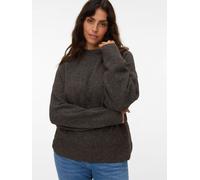 Vero Moda Curve Boom Pullover 42-44 Chocolate Torte / Melange