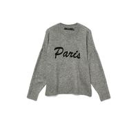 VERO MODA Vmboom Ls O-Neck Text Pullover Noos