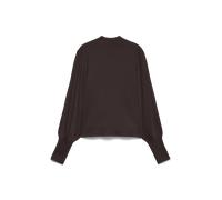 Strickpullover VERO MODA "VMHOLLYKARIS LS FUNNELNECK PULLOVER BOO", Damen, Gr. M, braun (chocolate torte), Strick, Obermaterial: 50% Viskose, 28% Polyester, 22% Nylon, unifarben, normal, hoch geschlos