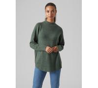 Vero Moda Pullover Plaza in Grün mit Stehkragen S Loose Fit