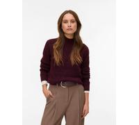 VERO MODA - VMVIRGO LS HIGHNECK PULLOVER BF winetasting - Gr. - M