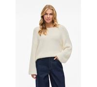 Vila Marley Knit Pullover L Egret / Melange