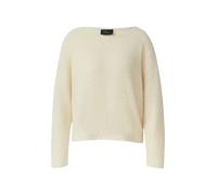 Strickpullover S.OLIVER BLACK LABEL, Damen, Gr. 46, beige, Strick, Obermaterial: 74% Polyamid, 16% Viskose, 10% Polyester, unifarben, casual, normal, U-Boot-Ausschnitt, Langarm Strickkante, Pullover,