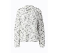 comma casual identity - Strickpullover weiß|grau - Gr. - XL