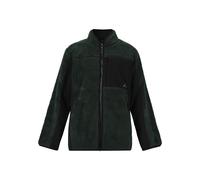 Strickpullover WHISTLER "Bear", Mädchen, Gr. 164, grün (dunkelgrün), 100% Polyester, unifarben, normal, hoch geschlossener Ausschnitt, Pullover Strickpullover, aus atmungsaktiven Teddyfleece (42787747