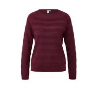 Q/S designed by - Strickpullover mit Struktur rot - Gr. - XL