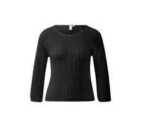 Ajourpullover XL schwarz 2178693.9999.XL