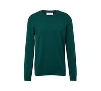 s.Oliver Herren Baumwollpullover 2143173.7953 - Logo-Stickerei - Grün XL