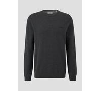 s.Oliver Baumwollpullover mit Logo-Stickerei