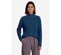 Strickpullover ZERO, Damen, Gr. XL, blau (reflecting pond), Strick, Obermaterial: 65% Polyacryl, 20% Polyamid, 15% Wolle, unifarben, oversize hüftbedeckend, Rundhals, abgesteppte Kante, Pullover Stric