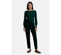 Strickpullover ZERO "Damen langarm", Damen, Gr. 34, grün forest, Strick, Obermaterial: 80% Viskose, 20% Polyester. Füllung:, unifarben, Basic, figurumspielend normal, U-Boot-Ausschnitt, weit Bündchen