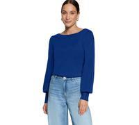 Strickpullover ZERO "Damen langarm", Damen, Gr. 34, sodalite blau, Strick, Obermaterial: 80% Viskose, 20% Polyester. Füllung:, unifarben, Basic, figurumspielend normal, U-Boot-Ausschnitt, weit Bündche