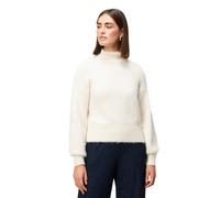 Strickpullover ZERO "Damen mit Ballonärmeln", Damen, Gr. XL, eggnog, Strick, Obermaterial: 49% Polyester, 21% Polyester, 15% Polyamid, 8% Polyacryl, 5% Wolle, 2% Elasthan, aufgeraut, figurbetont norma