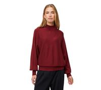 zero Damen Feinstrickpullover mit Stehkragen 44, Cabernet