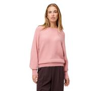Strickpullover ZERO "Damen mit U-Boot Ausschnitt", Damen, Gr. 44, rose melange, Strick, Obermaterial: 49% Polyester, 21% Polyester, 15% Polyamid, 8% Polyacryl, 5% Wolle, 2% Elasthan, aufgeraut, figuru