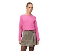 Strickpullover ZERO "Damen mit U-Bootausschnitt", Damen, Gr. 34, pink (raspberry velvet), Strick, Obermaterial: 50% Viskose, 20% Polyamid, 30% Polyester. Füllung:, Strukturmuster, figurumspielend norm