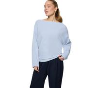 Strickpullover ZERO "Damen mit U-Bootausschnitt", Damen, Gr. 36, soft chambray, Strick, Obermaterial: 50% Viskose, 20% Polyamid, 30% Polyester. Füllung:, Strukturmuster, figurumspielend normal, U-Boot
