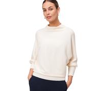 zero Damen Pullover strukturiert mit Stehkragen 36, Eggnog