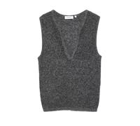 Comma Strickpullunder Oversize mit Pailletten Grau Größe 44
