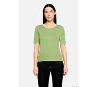 Kurzarmshirt CARTOON "Damen mit Rundhalsausschnitt", Damen, Gr. 34, khaki, gelb, Obermaterial: 70% Viskose, 30% Polyester, regular fit normal, Rundhals, Shirts (31169208-34) khaki, gelb