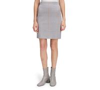 Strickrock BETTY BARCLAY "Damen mit Jacquard", Damen, Gr. 38, patch grau, beige, Strick, Obermaterial: 45% Viskose, 24% Polyester, 21% Polyamid, 10% Polyester, figurumspielend kurz, Röcke (77957826-38