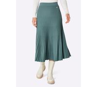 Strickrock CREATION L PREMIUM, Damen, Gr. 42, grün (jade), 100% Schurwolle, unifarben, wadenlang, Röcke (46710725-42) jade