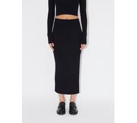 Strickrock LEGER "Phoebe, LeGer by Lena Gercke", Damen, Gr. 38, schwarz, Strick, Obermaterial: 75% Viskose, 25% Polyamid, slim fit ca. Mitte Wade, Röcke, mit seitlichen, hohen Schlitz und elastischem 