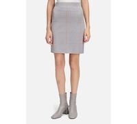 Strickrock mit Jacquard Patch Grey/Beige 46