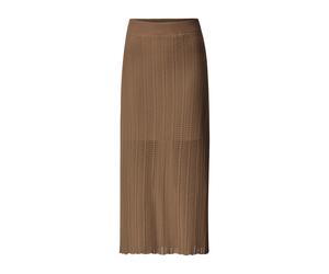 Strickrock RICHROYAL, Damen, Gr. S, braun, Strick, Obermaterial: 100% Baumwolle, unifarben, regular fit lang, Röcke, Regular fit mit elastischem Bund (29736129-S) braun