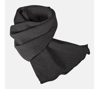 Strickschal aus 100% Schurwolle - Merino - Anthrazit anthrazit