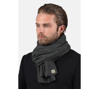Strickschal BLEND "BHScar", Herren, Gr. onesize, charcoal, Kunstfaser, unifarben, Basic, Modetücher, Schal mit Logobadge (74574333-0) charcoal