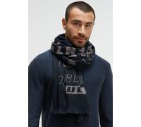 Strickschal CAMP DAVID, Damen, blau, Material: 77% Baumwolle, 23% Viskose, Modetücher (10567328-0) blau