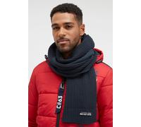 Strickschal CAMP DAVID, Damen, cool navy, Material: 100% Baumwolle, Modetücher (22248027-0) cool navy