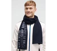 Strickschal CAMP DAVID, Damen, blau, Material: 95% Baumwolle, 5% Elasthan, Modetücher (39039506-0) blau