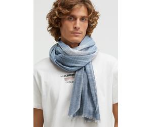 Strickschal CAMP DAVID, Herren, mid blau, Material: 100% Baumwolle, Modetücher (64368241-0) mid blau