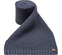 Strickschal CHILLOUTS "Garrick Scarf", Herren, blau, Grobstrick, Kunstfaser, unifarben, Modetücher, mit hochwertigem Strickmuster (14497124-0) blau