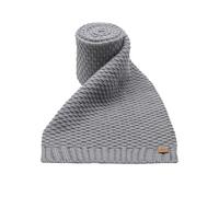 Strickschal CHILLOUTS "Garrick Scarf", Herren, grau (hellgrau), Grobstrick, Kunstfaser, unifarben, Modetücher, mit hochwertigem Strickmuster (97342244-0) hellgrau