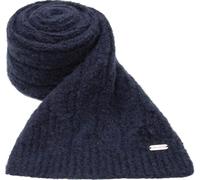 Strickschal CHILLOUTS "Giralda Scarf", Damen, blau (navy), Feinstrick, Materialmix, Modetücher, mit eleganter Struktur & angenehmer Länge (74414518-0) navy