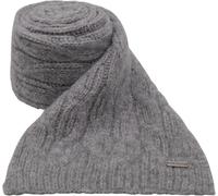 Strickschal CHILLOUTS "Giralda Scarf", Damen, grau, Feinstrick, Materialmix, unifarben, Modetücher, mit eleganter Struktur & angenehmer Länge (71009112-0) grau