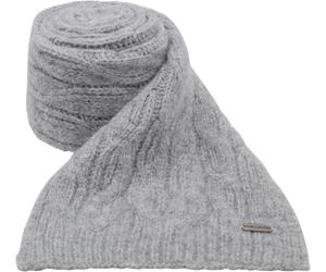 Strickschal CHILLOUTS "Giralda Scarf", Damen, grau, Feinstrick, Materialmix, unifarben, Modetücher, mit eleganter Struktur & angenehmer Länge (71009112-0) grau