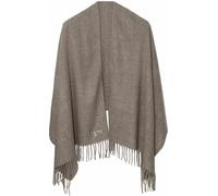 Strickschal CHILLOUTS "Gisa Scarf", Damen, beige, Strick, Obermaterial: 100% Polyester, unifarben, Modetücher, Größe: 180 x 70 cm, vielseitige Tragemöglichkeiten (16934604-0) beige