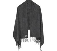 Strickschal CHILLOUTS "Gisa Scarf", Damen, grau (dunkelgrau), Strick, Obermaterial: 100% Polyester, unifarben, Modetücher, Größe: 180 x 70 cm, vielseitige Tragemöglichkeiten (53665869-0) dunkelgrau