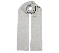 Strickschal CINQUE "ALEXIO", Herren, silber, Obermaterial: 80% Baumwolle, 16% Polyamid, 4% Elasthan, Modetücher, aus kuschelweichem Materialmix, ohne Fransen (87394643-0) silber