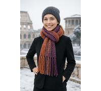 Strickschal "Farbenfroh", Damen, lila, Polyacryl, COLLEZIONE ALESSANDRO, unifarben, Basic, Modetücher, modischer Farbmix, Made in Italy (64017927-0) lila