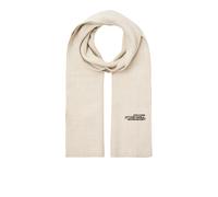 Strickschal JACK & JONES "JACCOLL SCARF SN", Damen, moonbeam, Strick, Viskosemischung, bedruckt, Modetücher (76596262-0) moonbeam